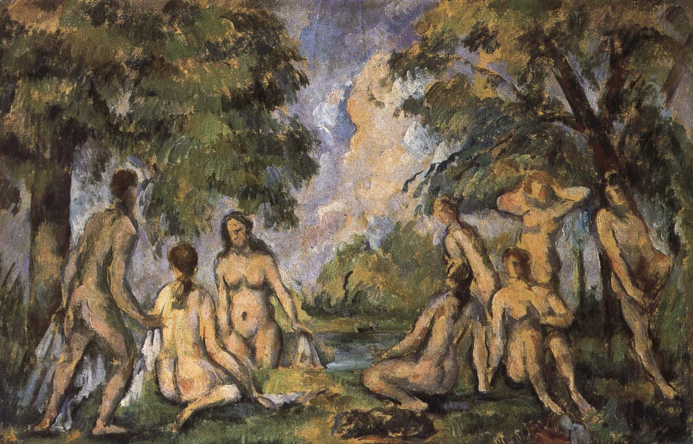 Paul Cezanne Bath De